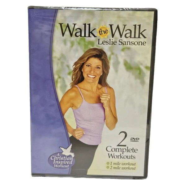 Walk the Walk with Leslie Sansone - One & Two Mile Walk (DVD, 2003) - NEW\Sealed